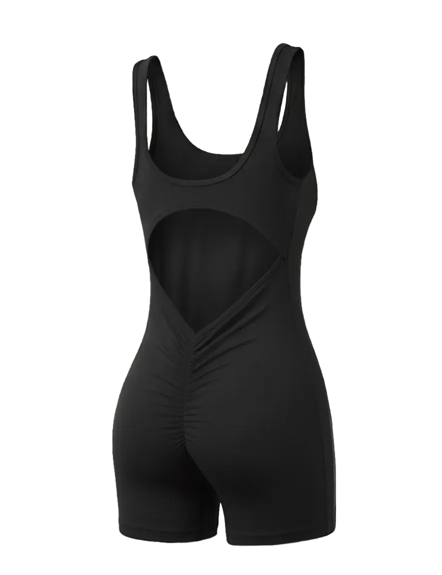 ATHLETICS ONE-PIECE SCRUNCH ROMPER