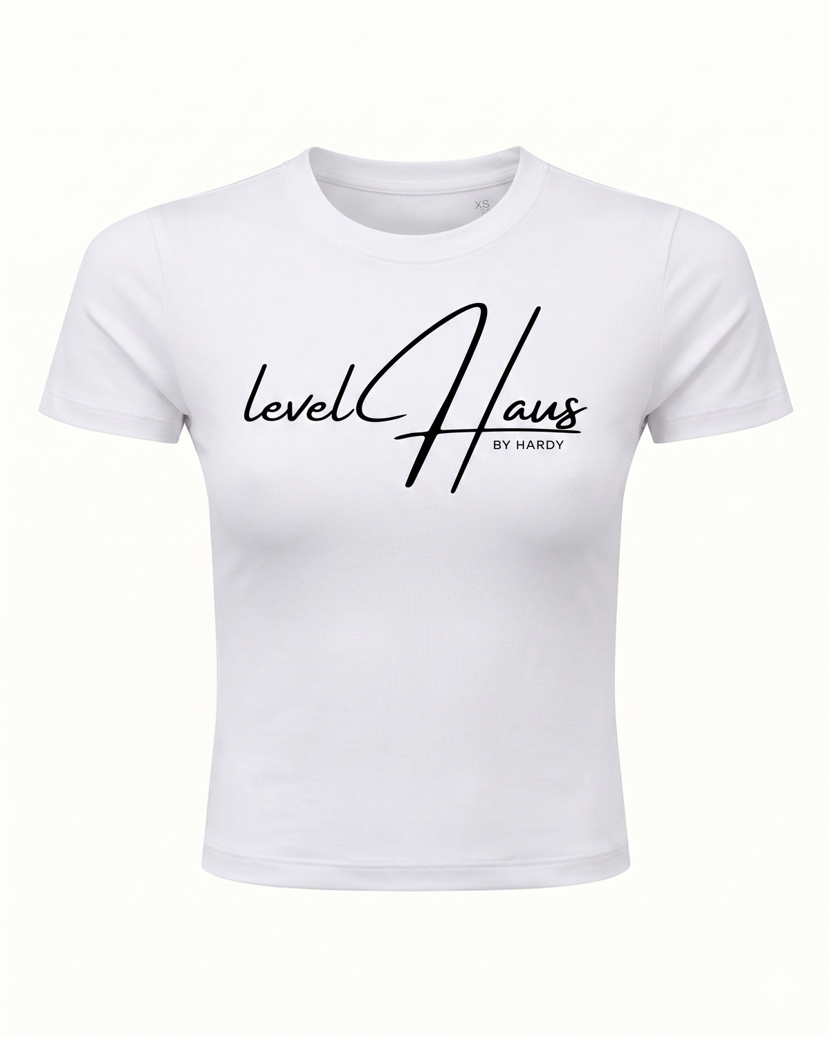 EXCLUSIVES LUXE FITTED CROPPED TEE