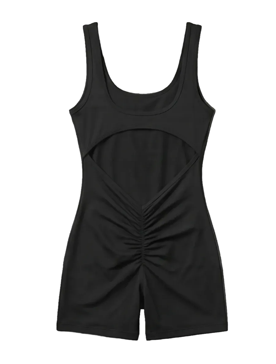 ATHLETICS ONE-PIECE SCRUNCH ROMPER
