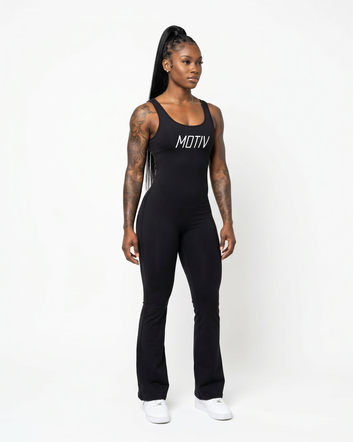 ATHLETICS "MOTIV" ONE-PIECE SCRUNCH JUMPER