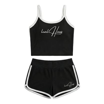 EXCLUSIVES BLACK[WHITE] SHORT SET
