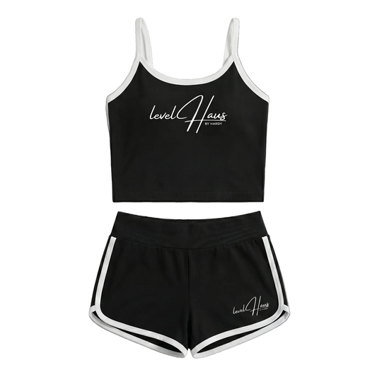 EXCLUSIVES BLACK[WHITE] SHORT SET