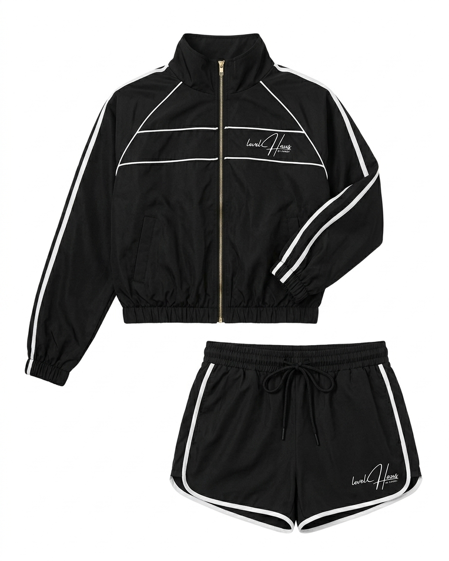 EXCLUSIVES 2-PIECE WINDBREAKER SHORT SET