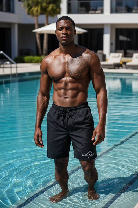 ESSENTIALS SWIM TRUNKS