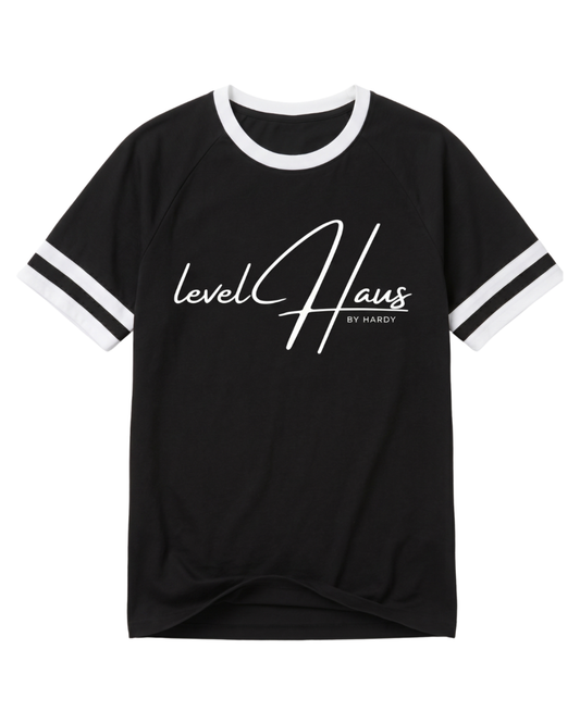 EXCLUSIVES STRIPED SLEEVE SHIRT