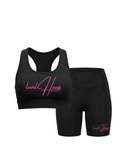 ATHLETICS 2-PIECE SPORTS BRA & SHORTS SET