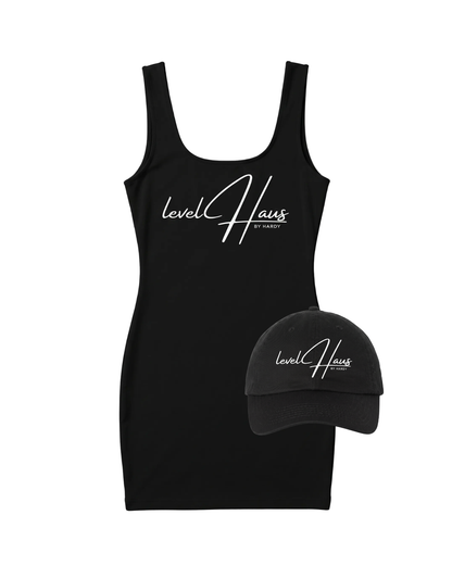SIGNATURES SPANDEX DRESS AND HAT SET