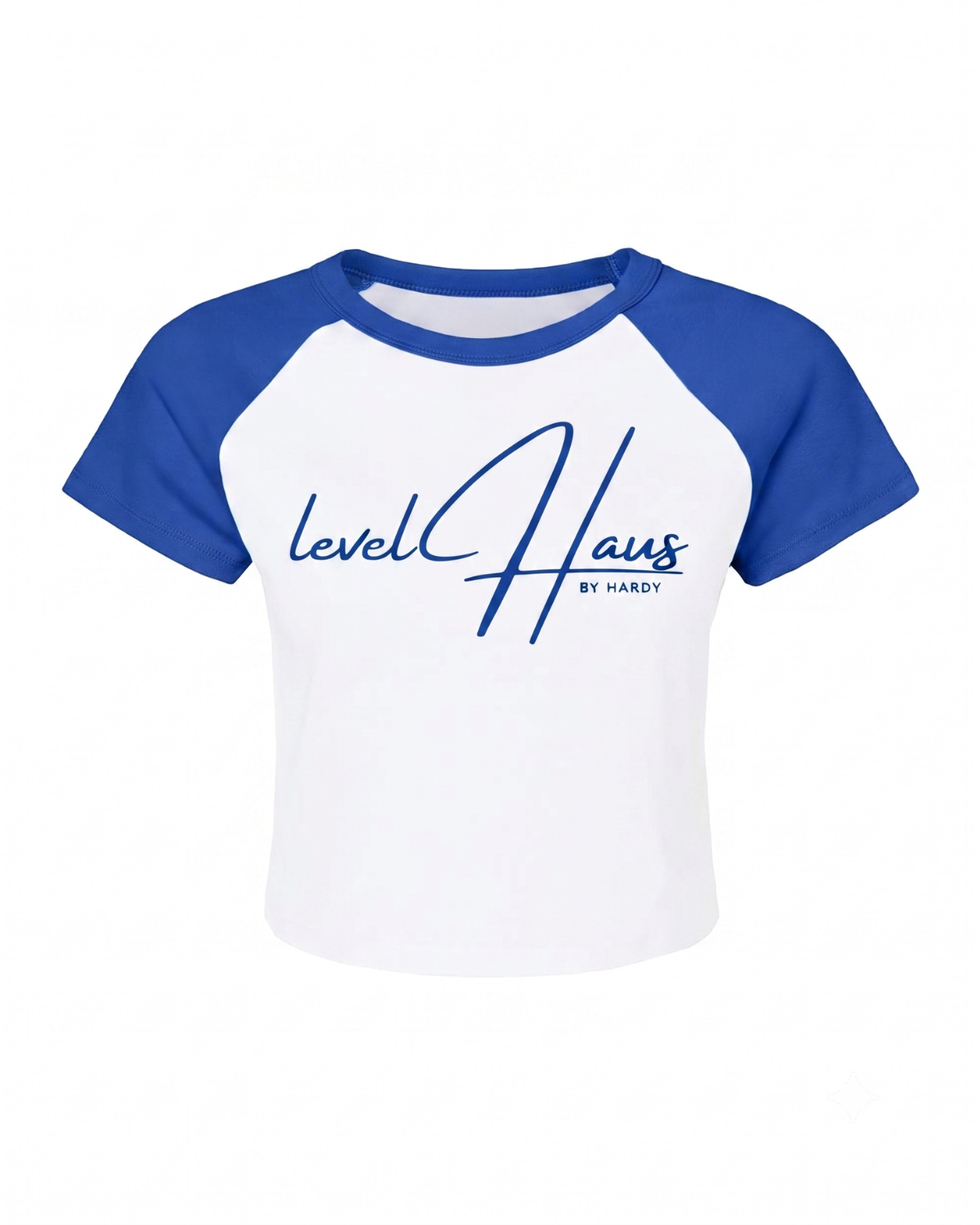 SIGNATURES RAGLAN CROPPED TEE