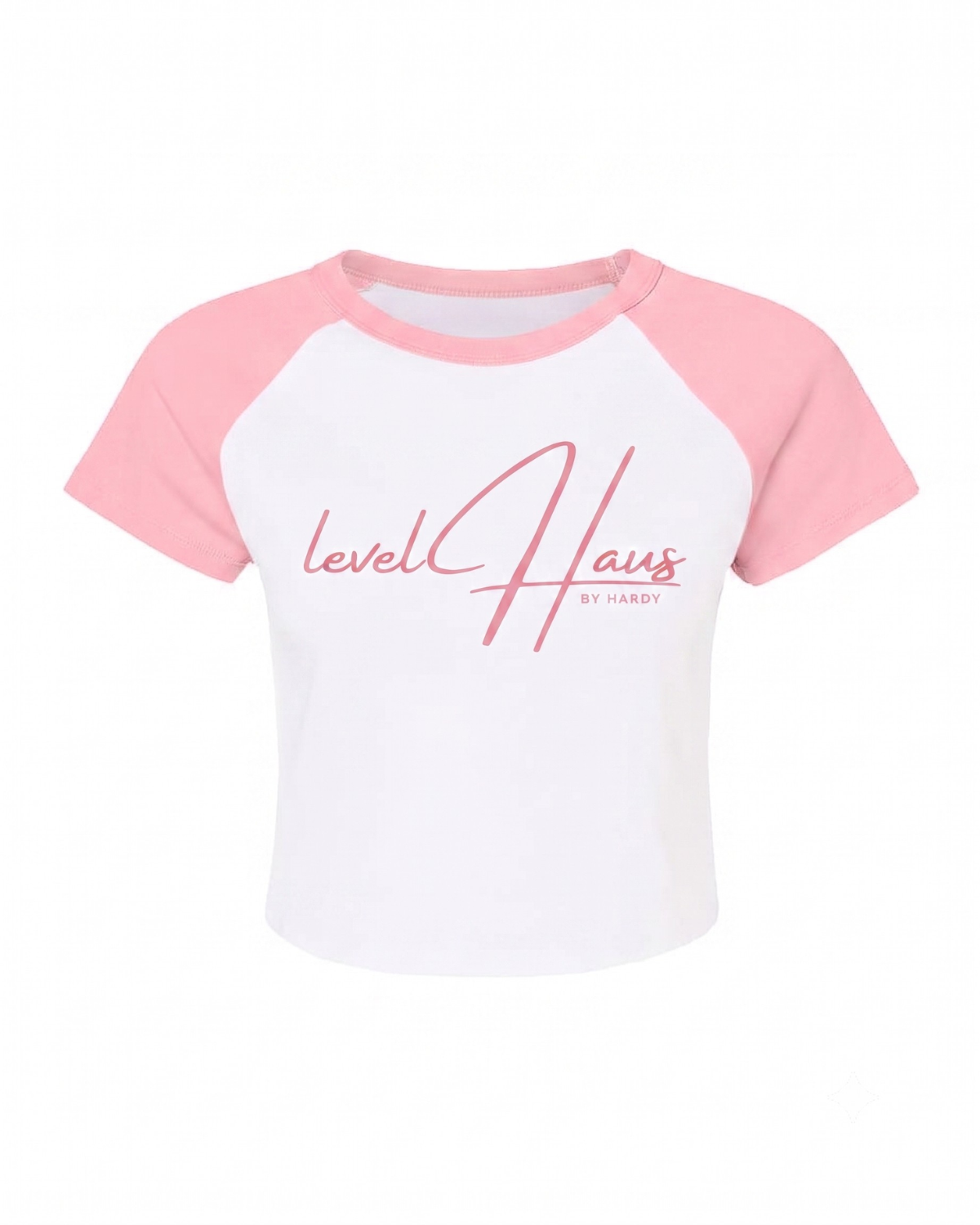 SIGNATURES RAGLAN CROPPED TEE